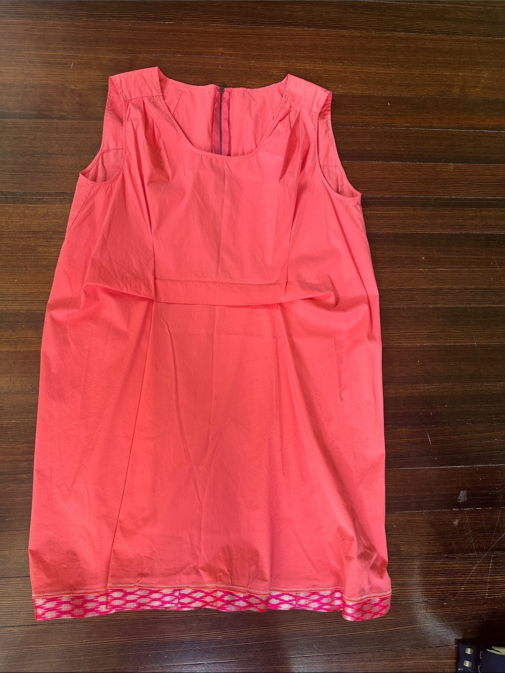 Marni Coral Pink Sleeveless Shift Dress